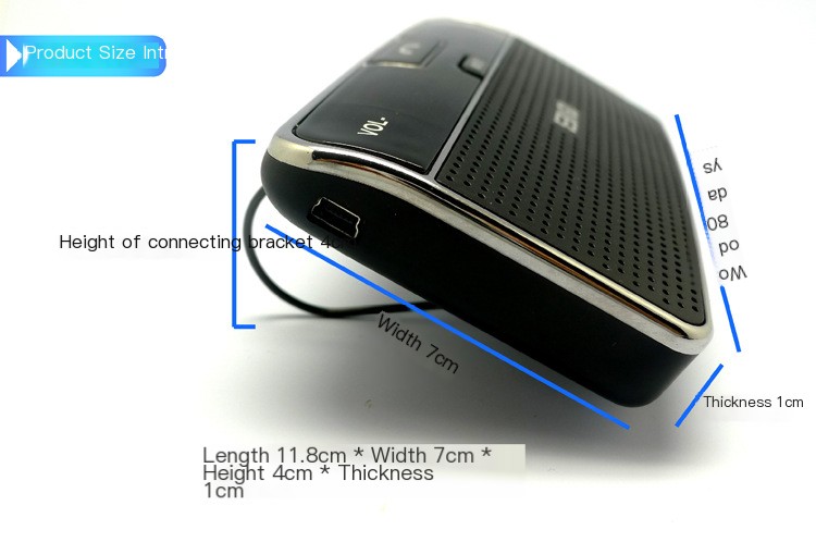 Bluetooth Hands-Free Sun Visor