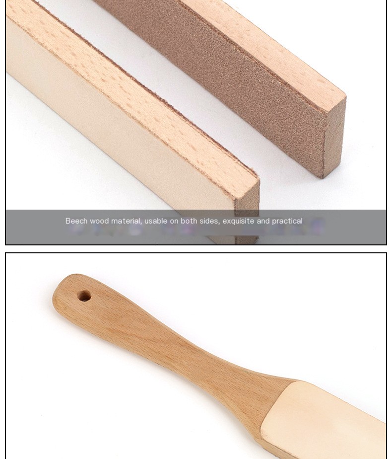 Leather Sharpening Board with Tools