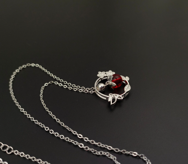 Coral Beads Necklace Image 2