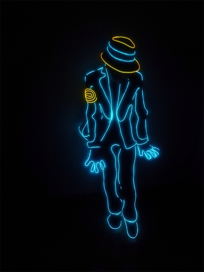 Fluorescent Dance Performance Wear 5