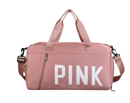 Nylon Sports Tote Bag - Pink