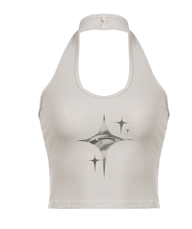 Backless Tank Top Front View