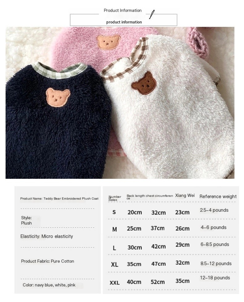 Pomeranian Yorkshire Teddy Puppy Clothes