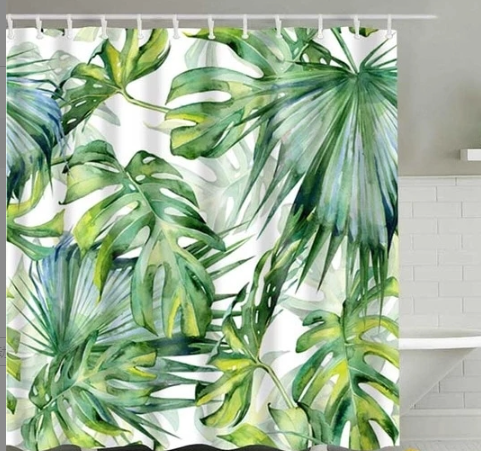 Tropical Shower Curtain - Image 1
