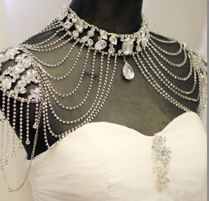 Water Wave Chain Shoulder Adornment