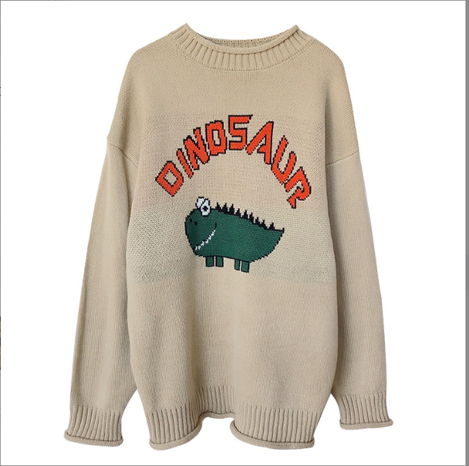 Cartoon Letter Sweater Image 1