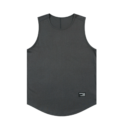 ulzzang打底下摆背心 Male Oversized Vest