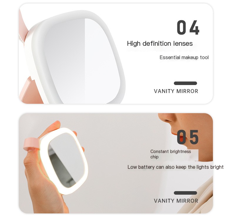 Trendy Green Makeup Mirror