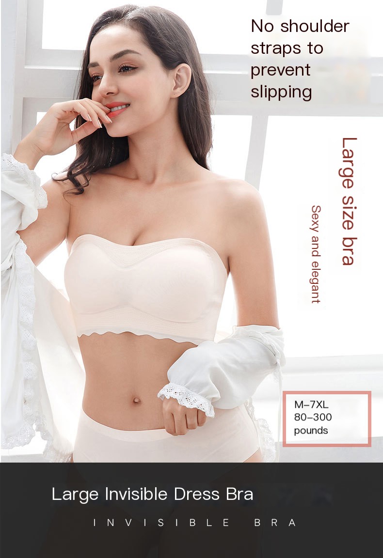 Bandeau Bra Front View