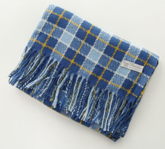 Wearing Plaid Scarf
