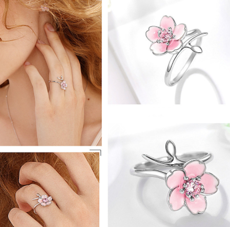 蝶恋花 S925 Silver Ring
