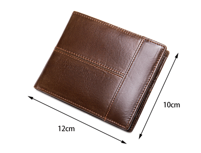Short Genuine Leather Wallet - Image 1