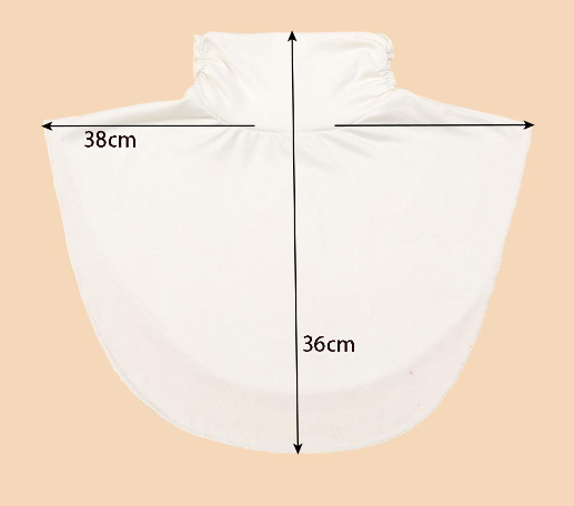 Hijab de Cuello de Algodón Modal Suave - Negro