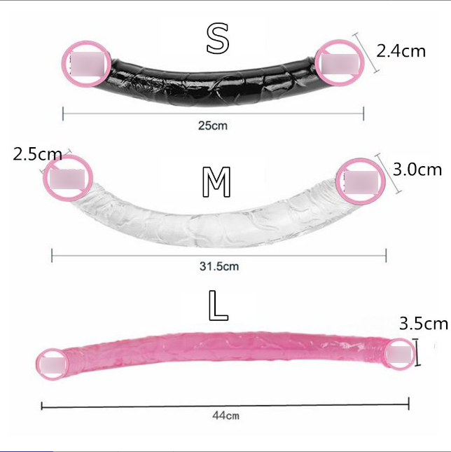 Double-headed Simulation Dildo