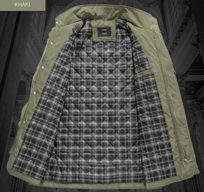Jacket worn casually