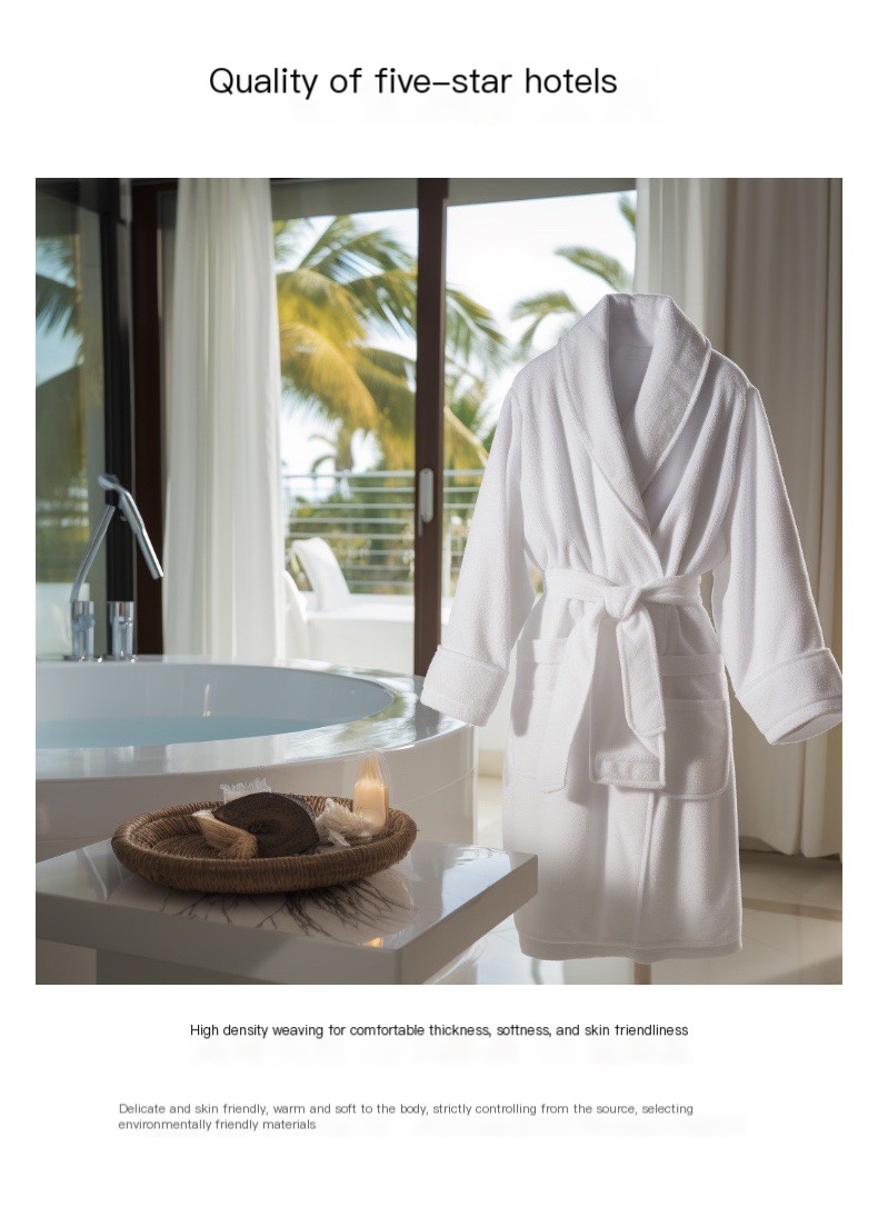 Coral Fleece Bathrobe - Luxurious Comfort