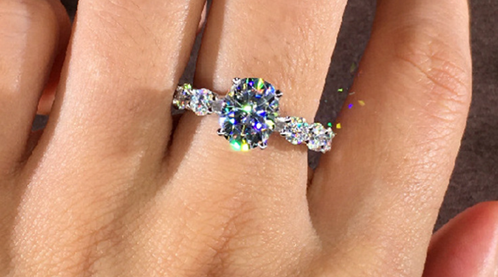 Moissanite Ring Image 3