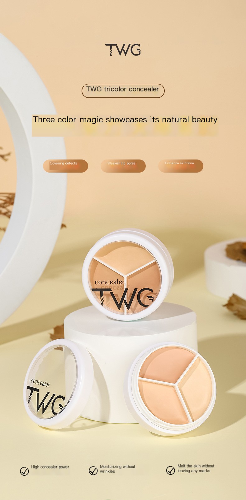 TWG Tri-Color Concealer Image 1
