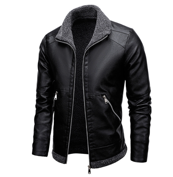 Men's Leather Jacket Image 5