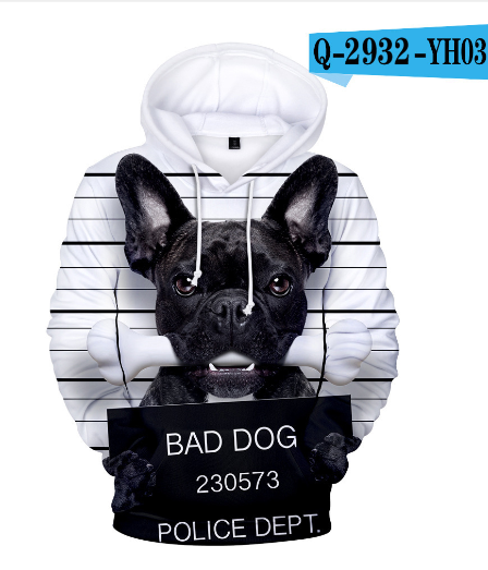 3D Animal Print Hoodie 7