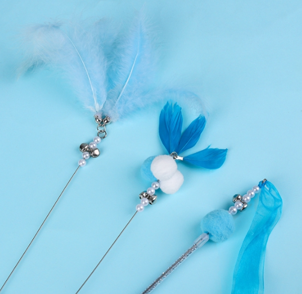 Feathered Cat Stick Image 1