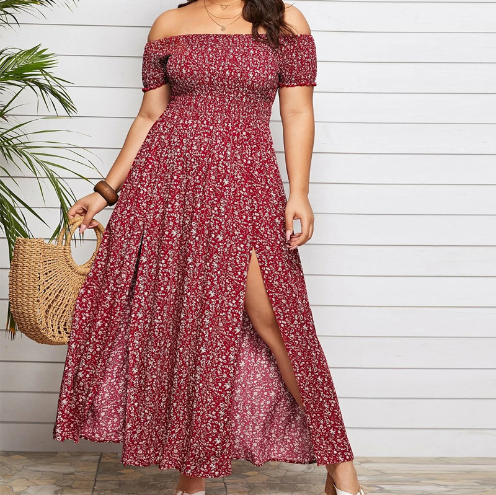 Fragmented Flowers Dress Style 6