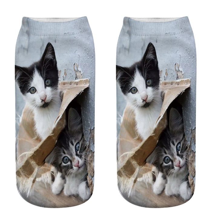 3D Printed Cat Socks Style 1