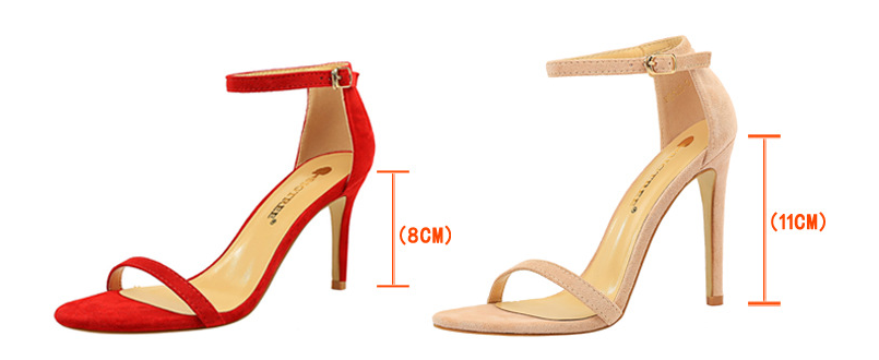Stylish High Heeled Sandals