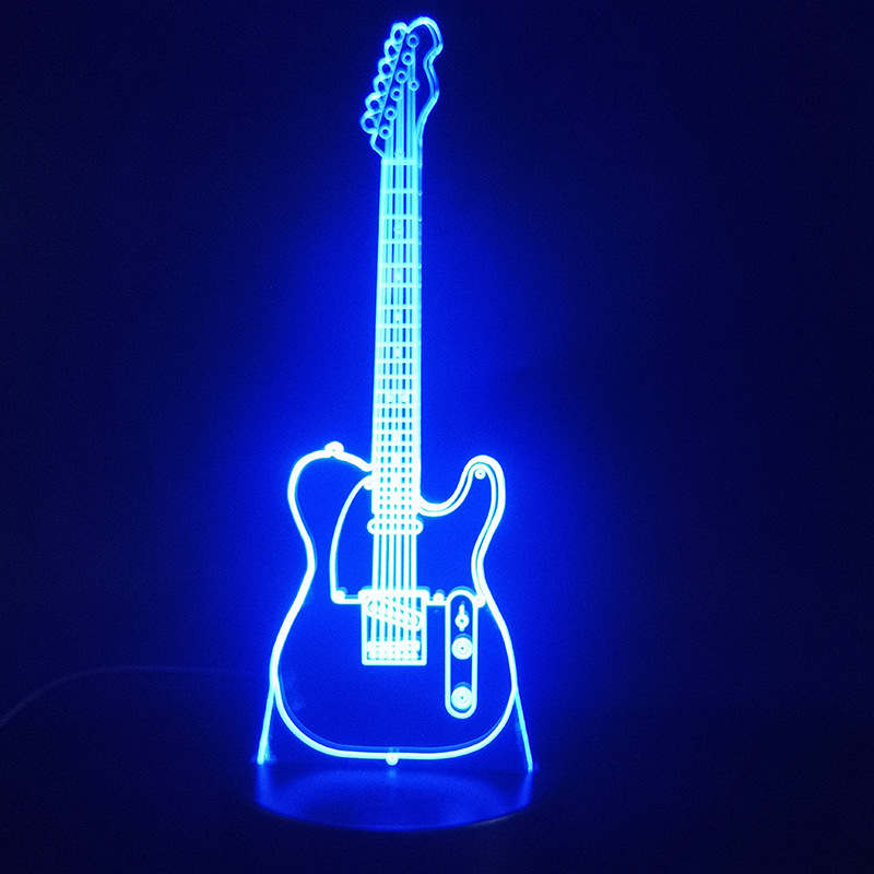 3D Color-Changing LED Night Lamp Image 1