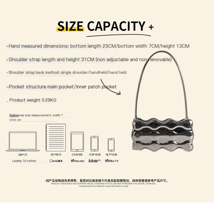 Shoulder Bag Silver