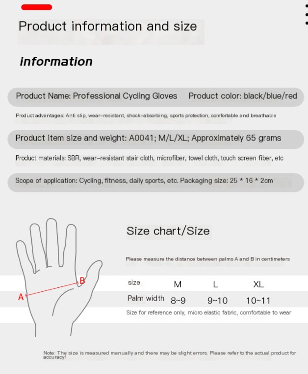 Outdoor Cycling Gloves