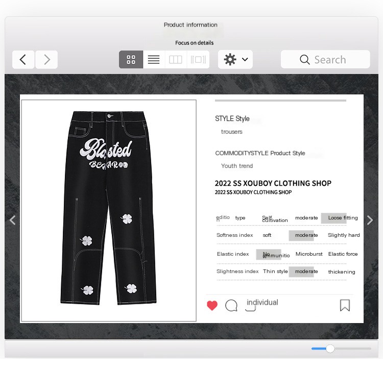 YPRS Embroidered Jeans