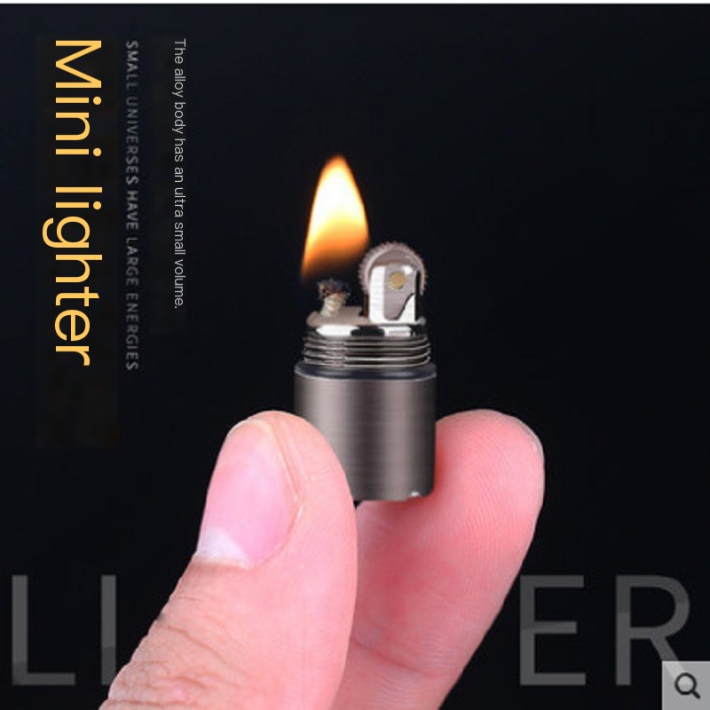 Collar Punk con Encendedor de Plata