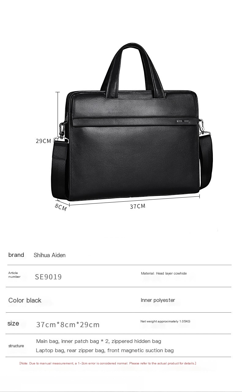 Leather Men's Briefcase