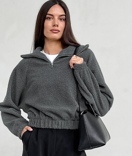 Fleece Jacket Purple