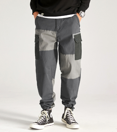 Men's Stretch Drawstring Windbreaker - Detail View