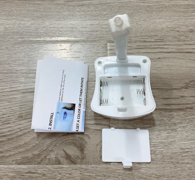 Toilet Night Light in Use