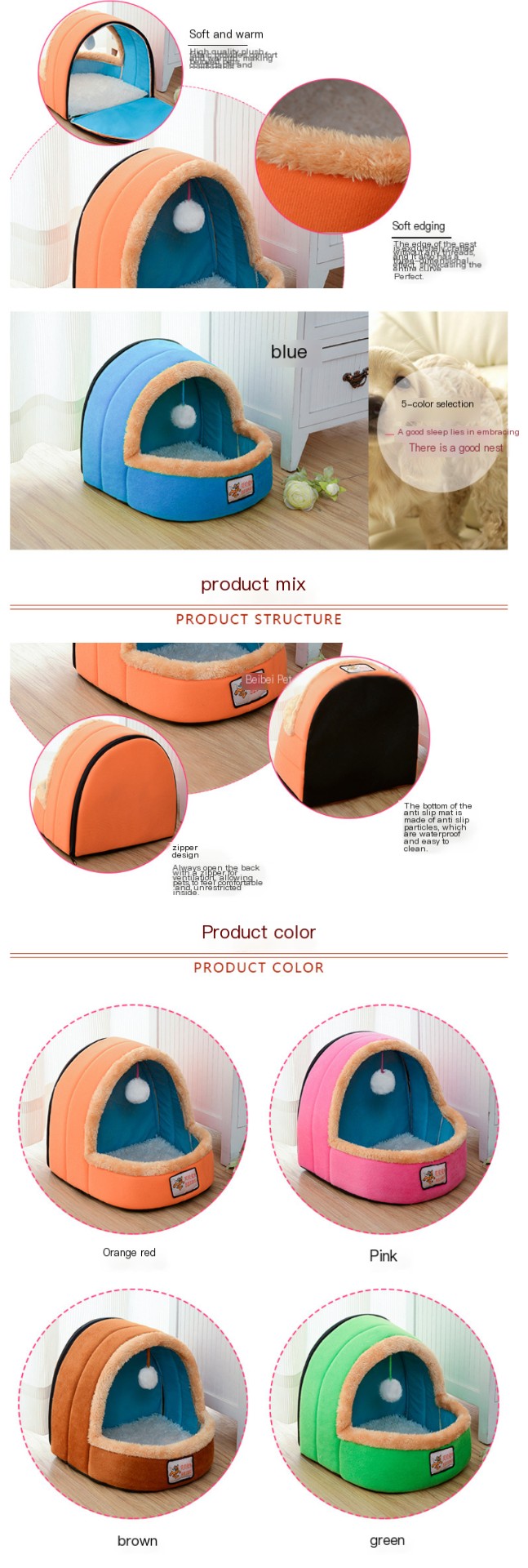 Mongolian Yurt Dog Bed