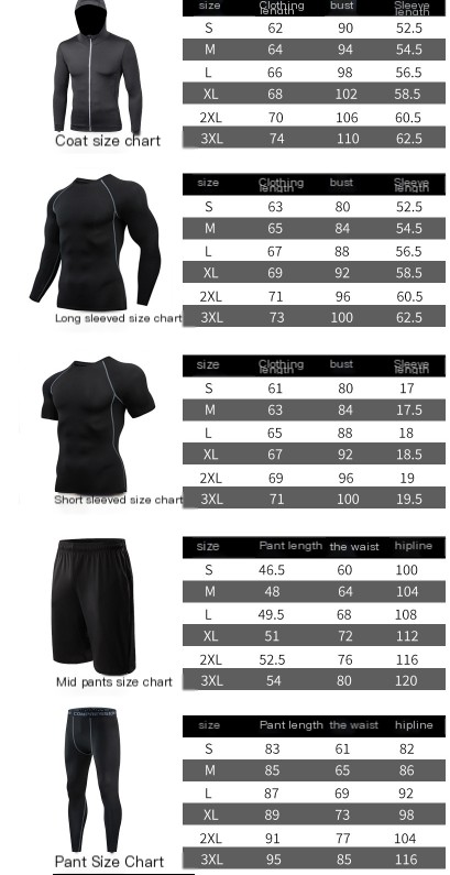 Traje de ropa deportiva