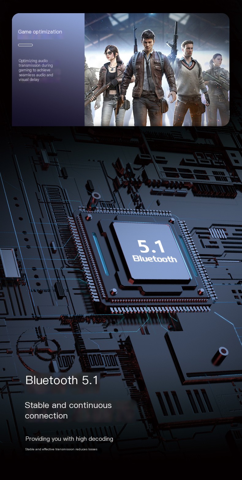 M6 Mini Wireless Bluetooth Earphones 2