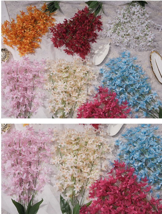 Artificial Silk Oncidium Flowers