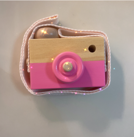 Wooden Toy Camera Set