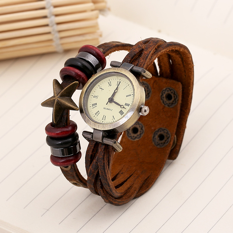 Vintage Leather Wristwatch