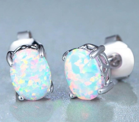 Stylish Opal Earrings