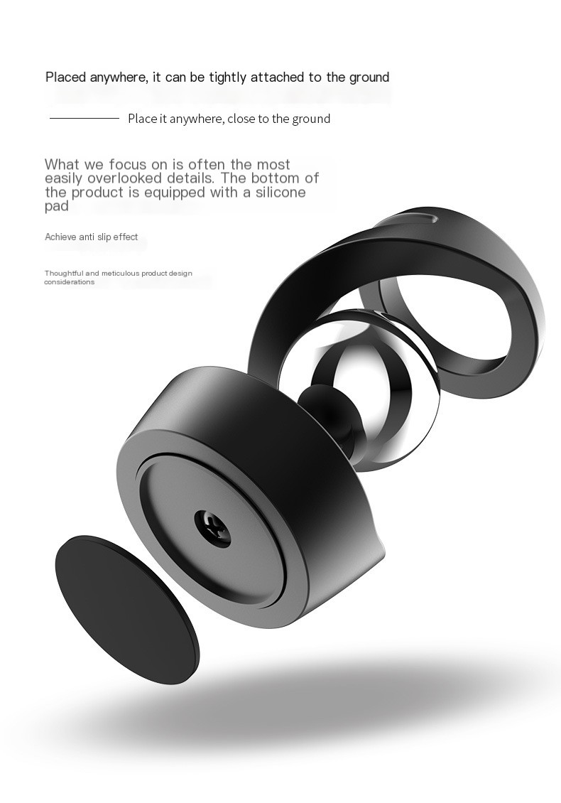 Desktop Rotating Gyro Finger Fidget Spinner Toy All Aluminum Alloy Spinning Gyro Silver Metallic Accents for Adult Gift