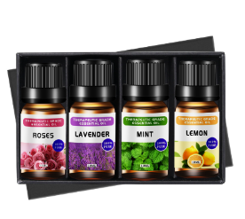 Single Aromatherapy Essential oil Set 10ml multi-size lavender rose cross-border plant Aromatherapy essential oil set image