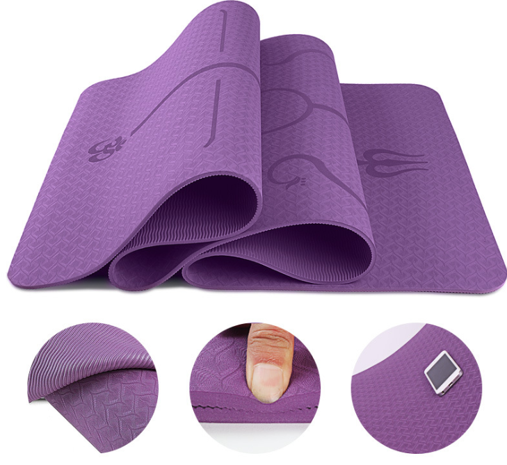 TerraLoom AlignFlow Yoga Mat detail view