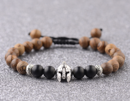 Rainbow Chicken Wing Wood Bracelet Image 1