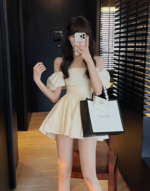 Dress worn by model