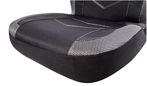 High Back Air Mesh Fabric Car Seat Covers Sporty Design Airbag Compatible Fit For Most Car Suv Truck Van Seat Cushion